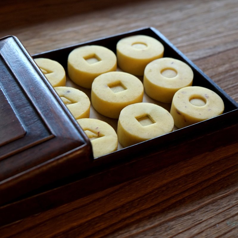 绿黄礼盒 | 芝麻・小仓・月见 九入装 - 蛋糕/甜点 - 新鲜食材 黄色