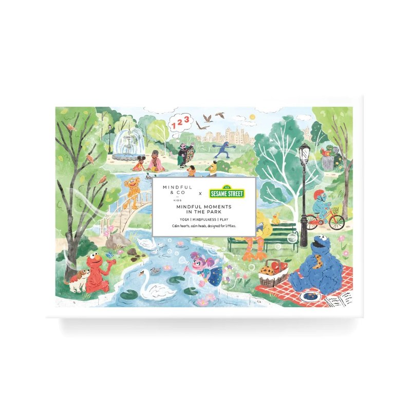 芝麻街趣味公园拼图 Mindful & Co Kids - 拼图 - 环保材料 多色