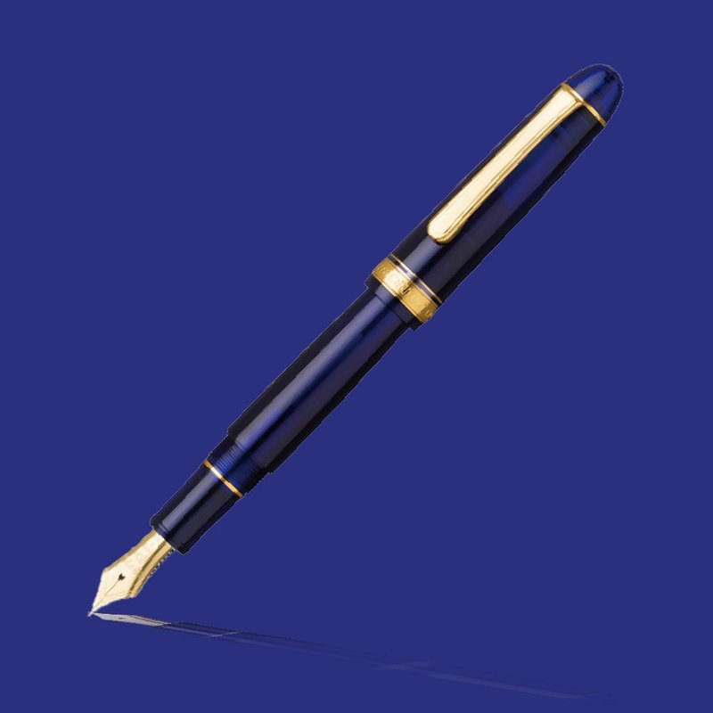 PLATINUM 白金 #3776 Century 钢笔 教堂蓝M - 钢笔 - 其他材质 蓝色