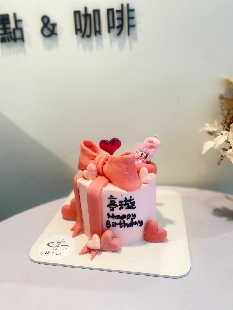 可爱少女 艾丝乐 蝴蝶结 定制化蛋糕 翻糖蛋糕 铄甜点 纪念日 - 蛋糕/甜点 - 新鲜食材 