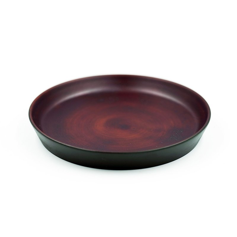 本色漆器 - 点心盘 - 盘子/餐盘/盘架 - 木头 蓝色