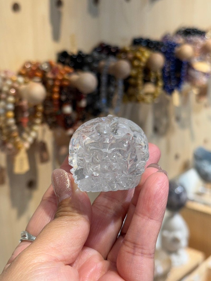华光 - 藏晶阁 | Clear Quartz Dragon Turtle Carving-白水晶 龙龟 - 摆饰 - 水晶 