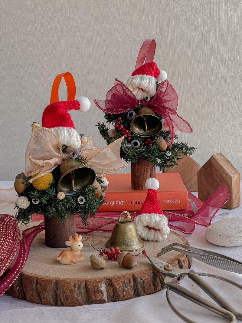 【在家手作体验 】懒懒红色圣诞帽 x 不凋雪松干燥花DIY手作圣诞 - 植栽 - 植物．花 