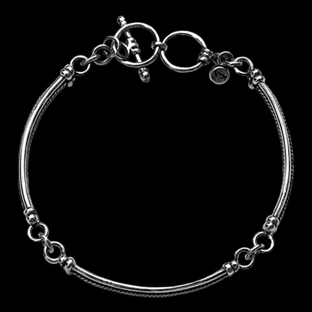 Bracelet Silver Balinese Style - 手链/手环 - 纯银 