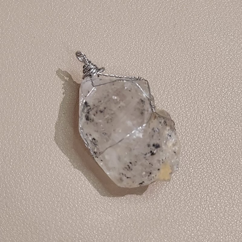 闪灵钻原石 - 净化全身 , 清除负面能量 - 吊饰 - 水晶 