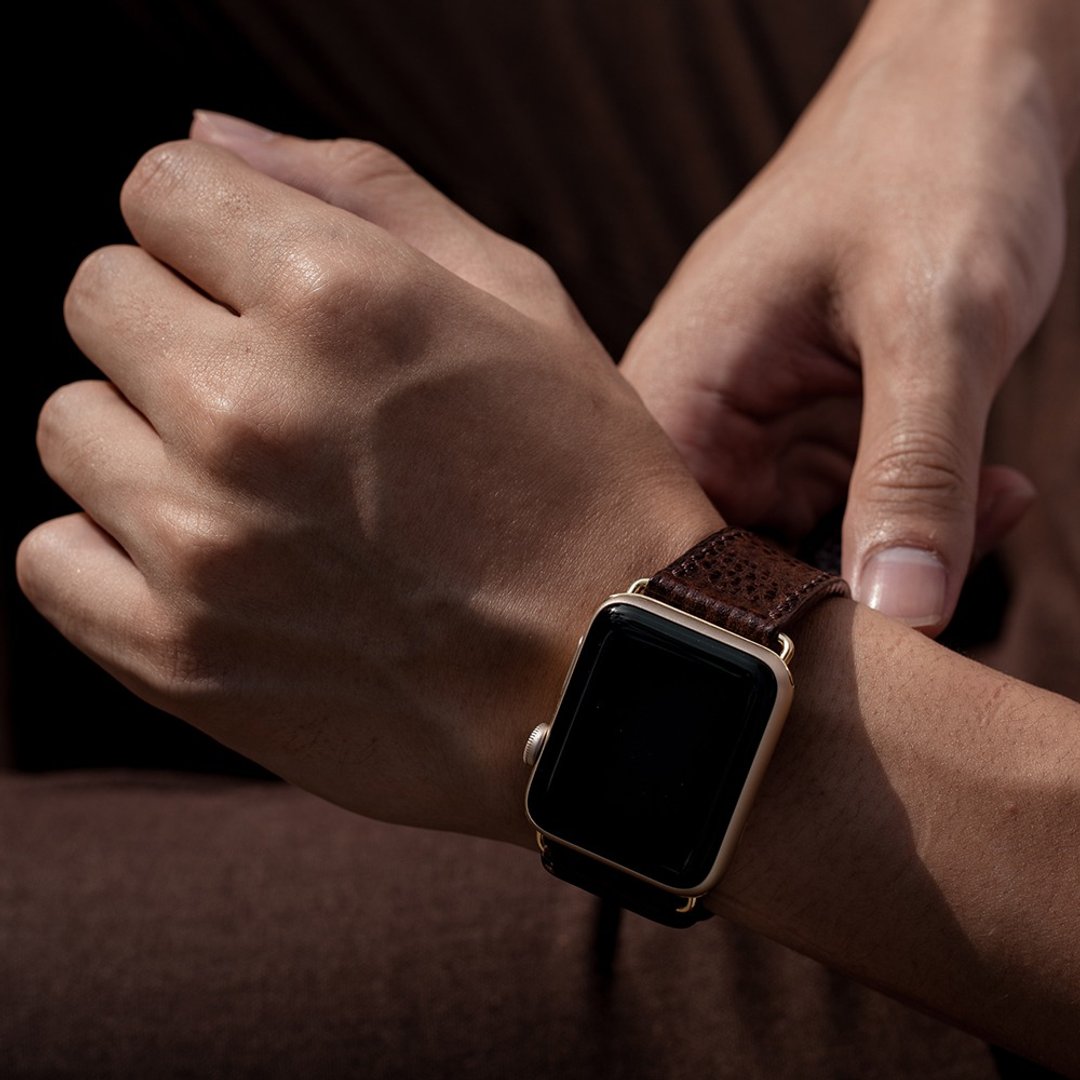 Apple watch 手工真皮表带订制 意大利Dollaro皮革 - 表带 - 真皮 