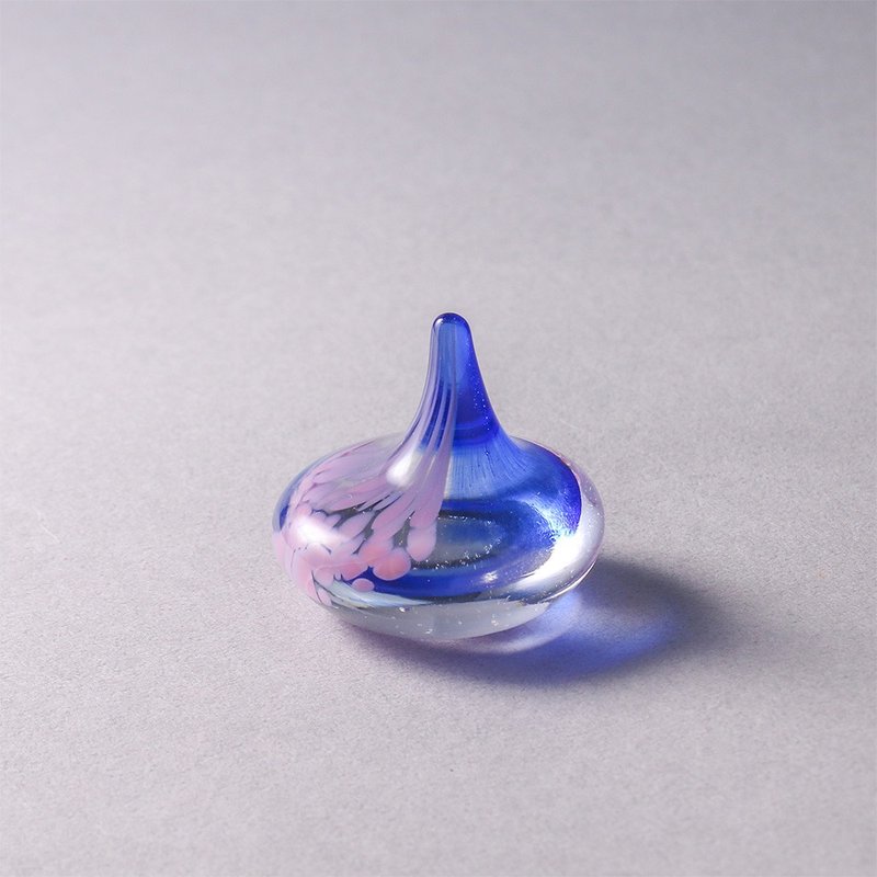 透明日常 | 戒台-蓝粉 - 戒指 - 玻璃 透明