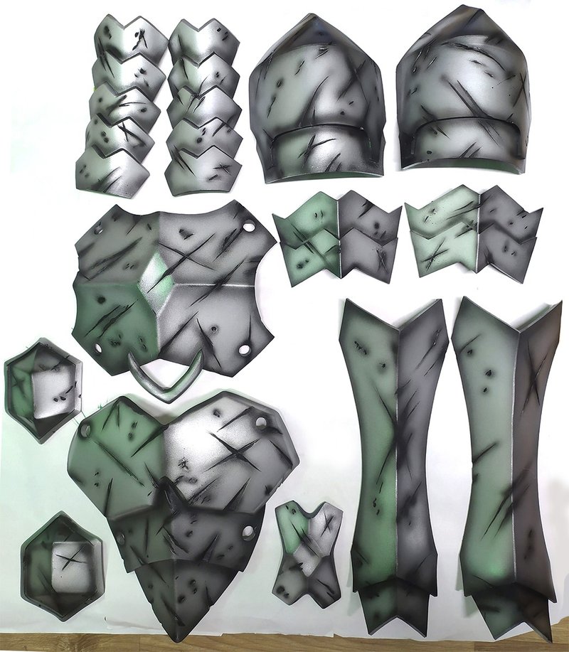 Goblin Slayer Full armor set cosplay costume - 其他 - 其他材质 银色