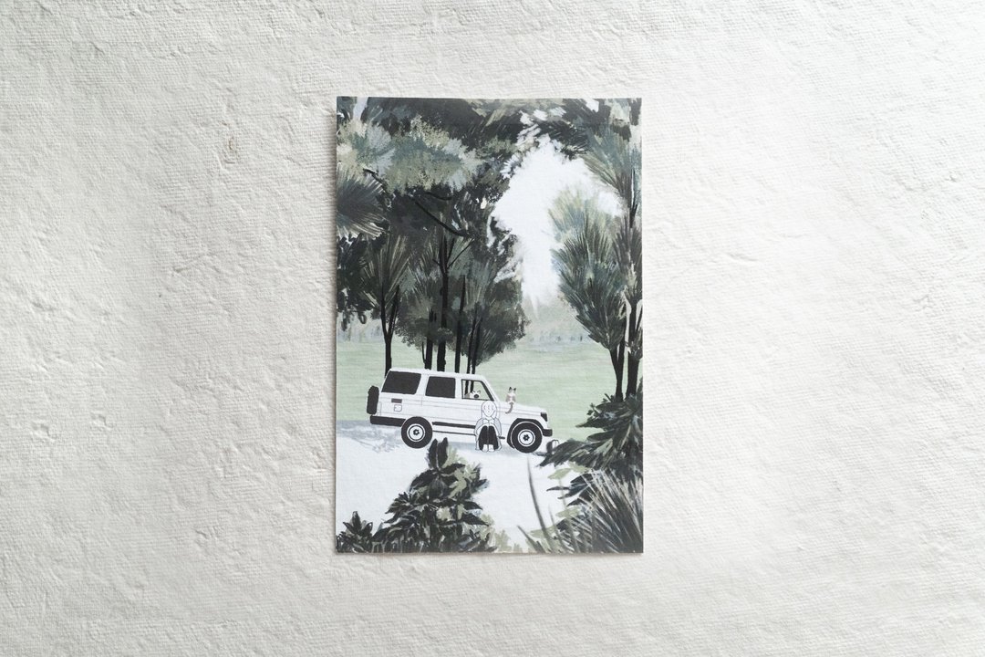 Mini Art Print | The Breathing Time - 卡片/明信片 - 其他材质 