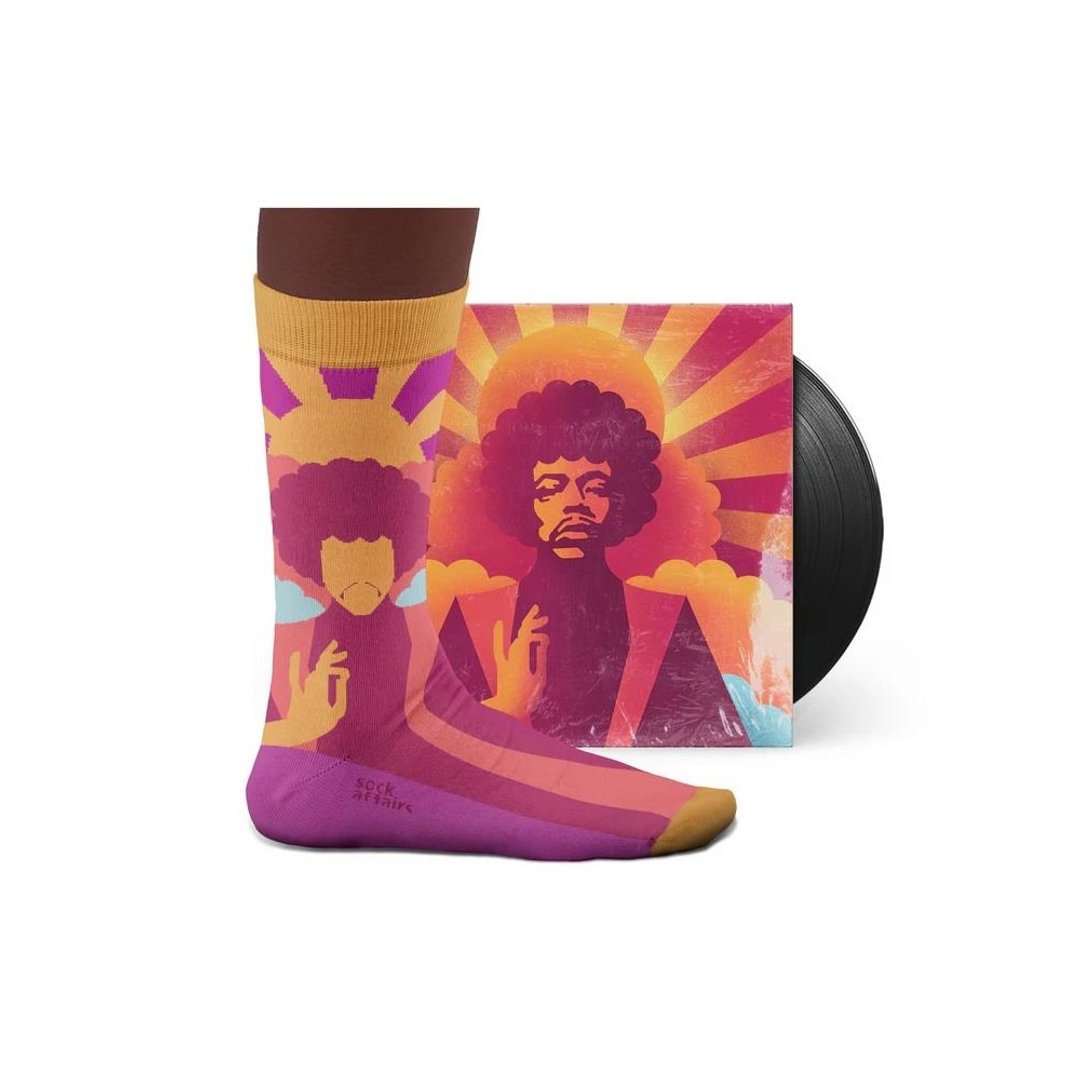 【葡萄牙进口】Trippy Guitars Socks 中筒袜 男袜 女袜 - 袜子 - 棉 粉红色
