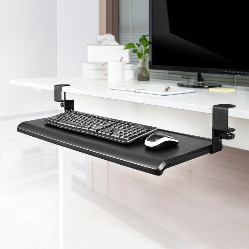 AIDATA 爱得他 人体工学可调高度键盘架 70*31cm 黑色 KB-3010 - 电脑配件 - 其他材质 黑色