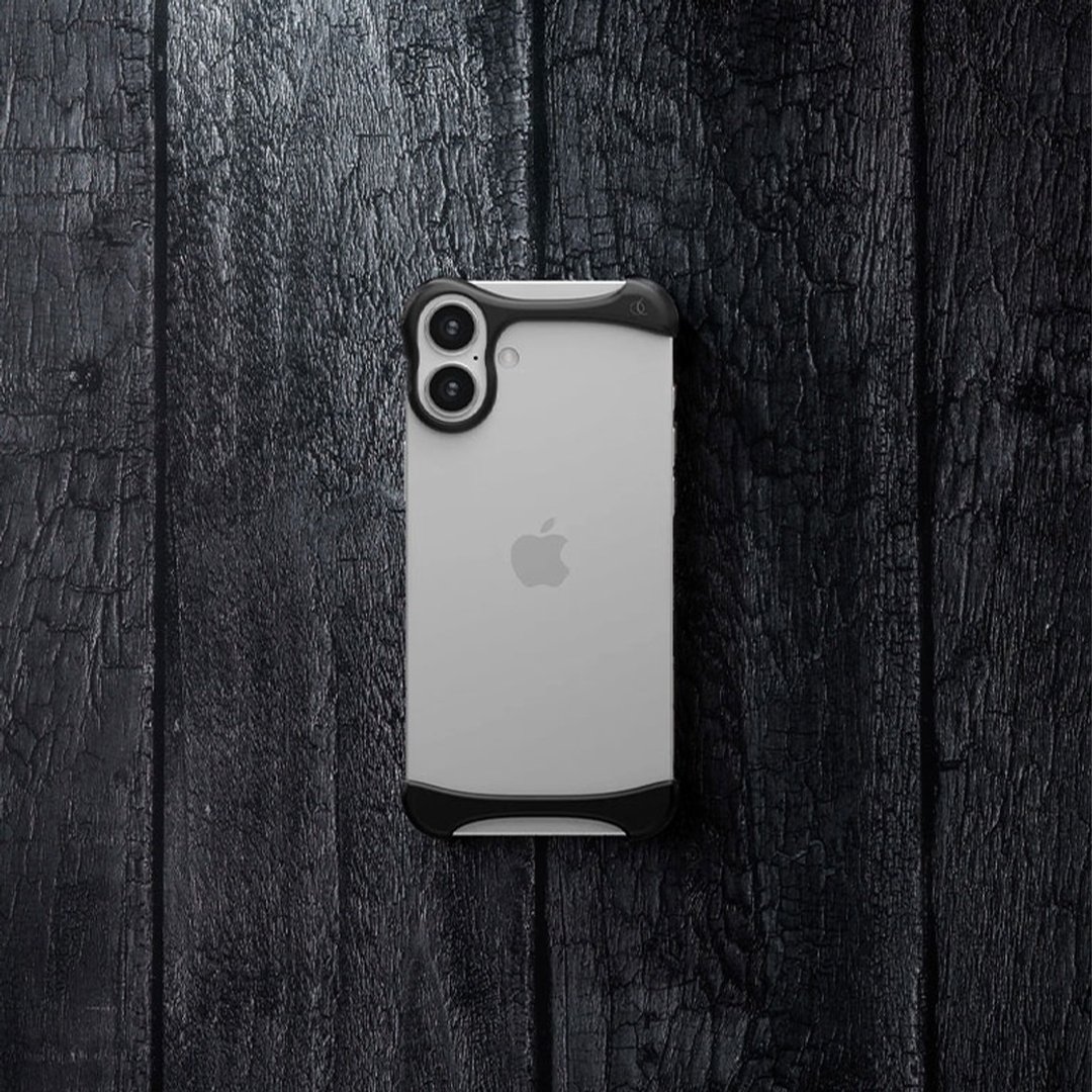ARC | Arc Pulse iPhone 16 手机壳 消光黑 - 手机壳/手机套 - 铝合金 黑色
