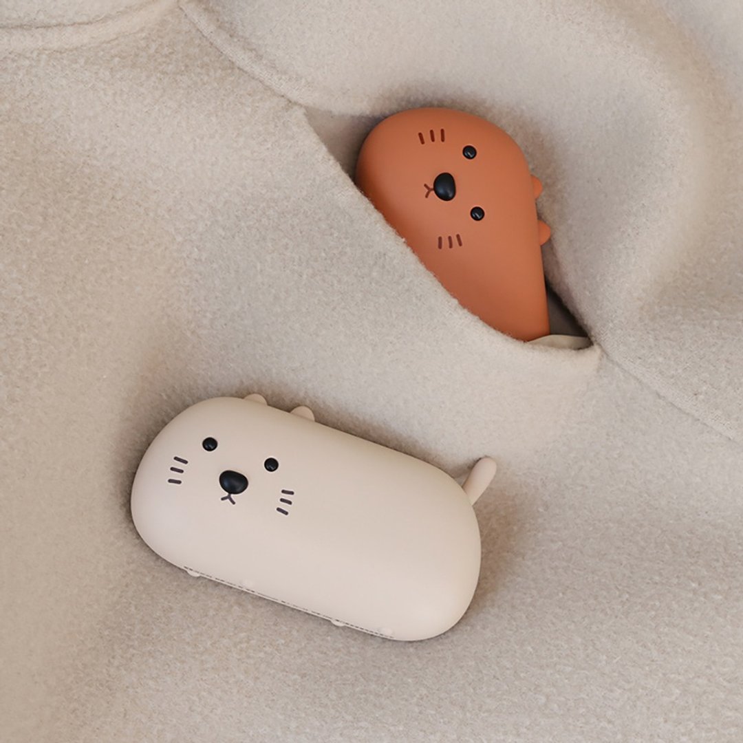 小貓暖手寶 (行動電源) 暖手充電二合一 三秒快速升溫 - 其他 - 塑料 多色
