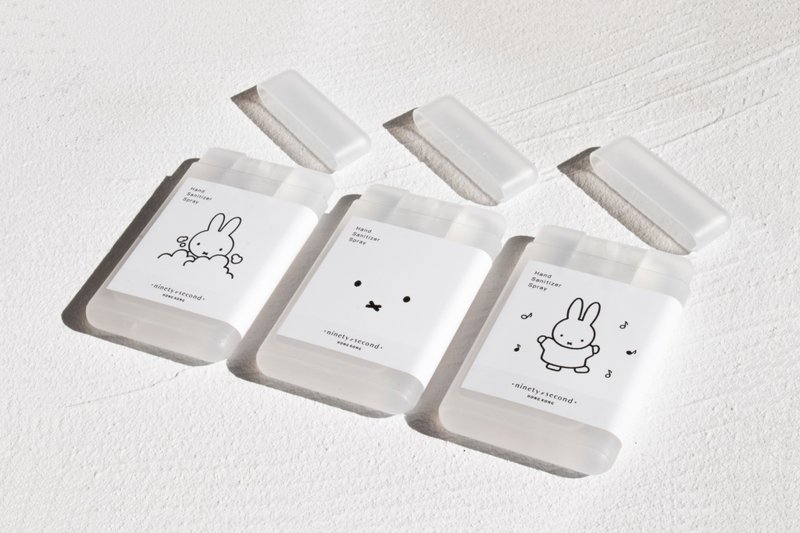 【Pinkoi x miffy】 miffy 限定香氛酒精搓手喷雾 - 洗手用品 - 其他材质 白色