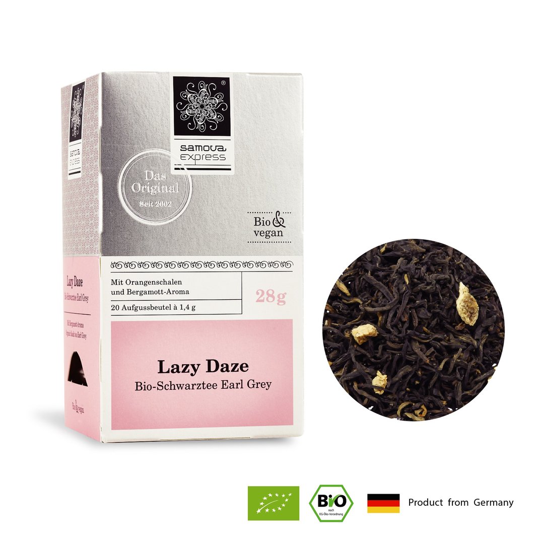 伯爵红茶 白日梦 | 天然佛手柑 柠檬香气 | Express茶包20入 - 茶 - 植物．花 粉红色