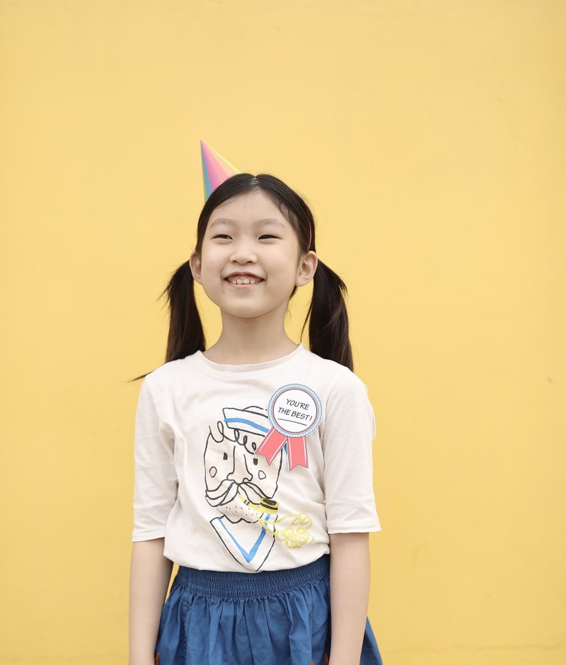 彩虹派对帽，6 件组 - 婴儿帽/发带 - 纸 多色
