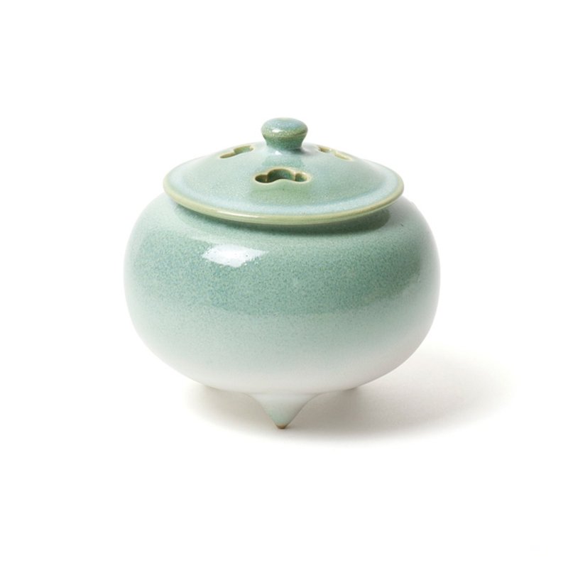 日本松荣堂 清水烧 Hakuyo Hukioribe【灯笼】香炉 - 香薰/精油/线香 - 瓷 