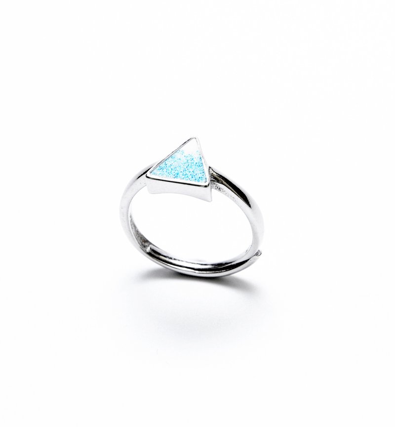 富士山水泥指环/戒指 | 自然系列 - 戒指 - 水泥 蓝色