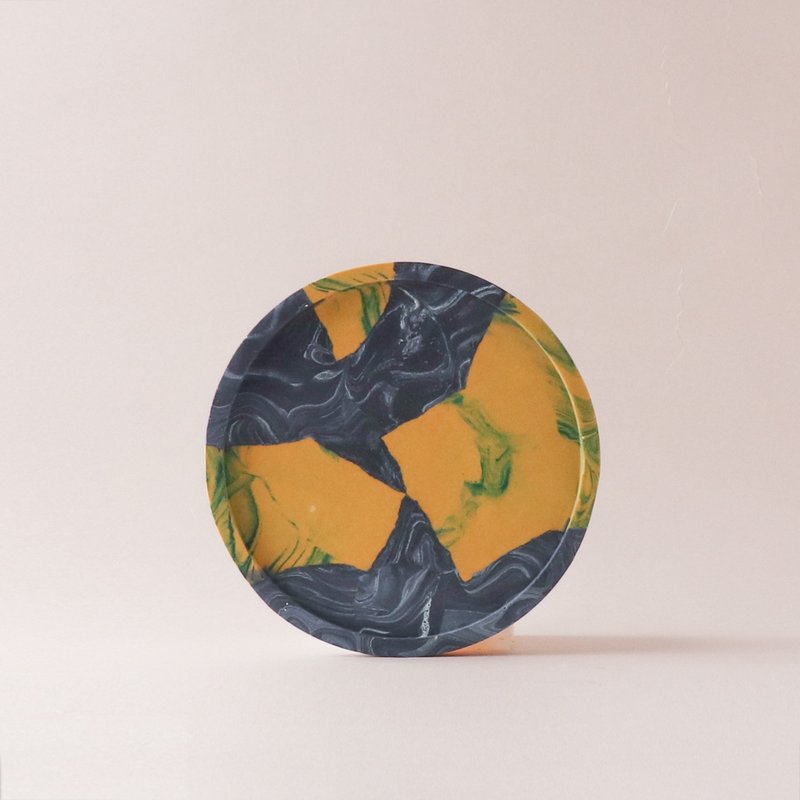 Jesmonite英国矿石树脂/杯垫-双色撞色大理石 - 摆饰 - 其他材质 