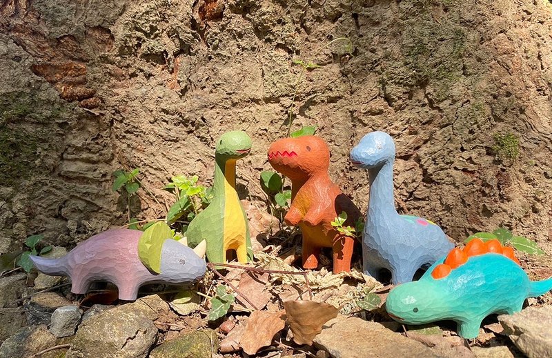 轻木雕-木刻侏罗纪 - 木工/竹艺 - 木头 