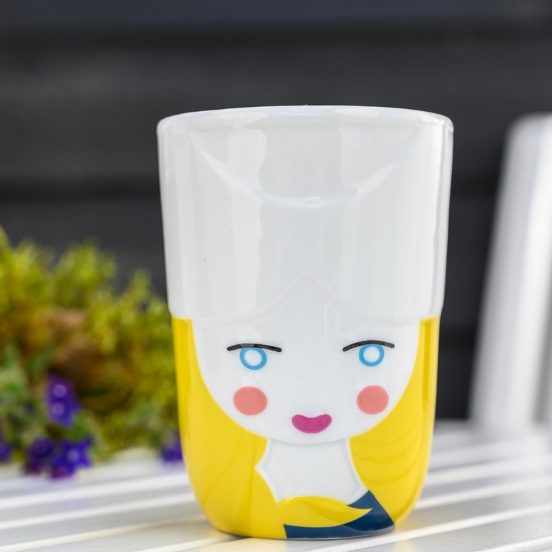 丹麦QDO Folklore 双层陶瓷杯 - Anna 荷兰 - 其他杯子 - 瓷 多色