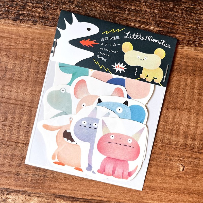 奇幻小怪兽 贴纸组合 (12入/防水) - 贴纸 - 纸 