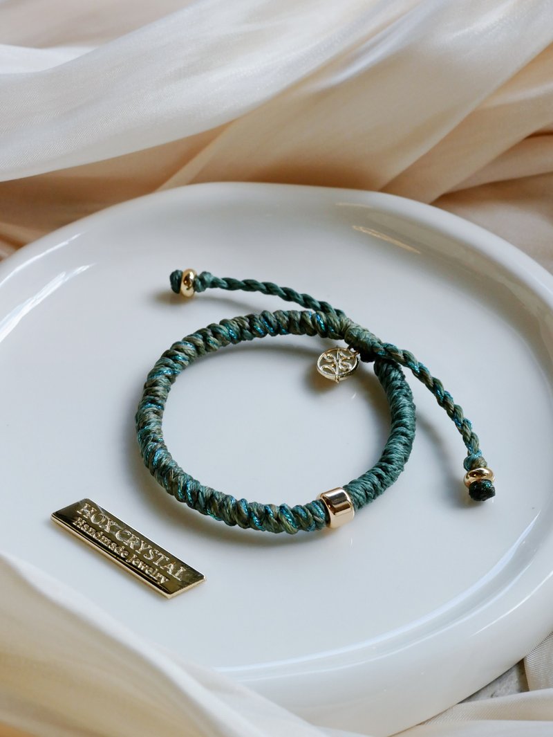 HOX CRYSTAL 护身金刚结绳 混色设计 - 手链/手环 - 其他材质 绿色