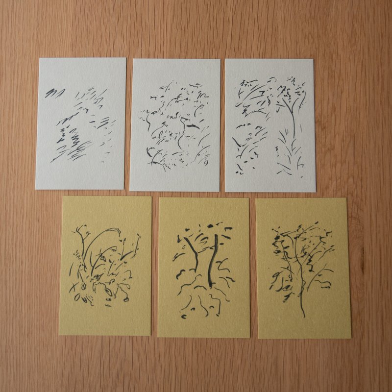 Risograph Postcards 明信片 卡片 单张 - 卡片/明信片 - 纸 卡其色