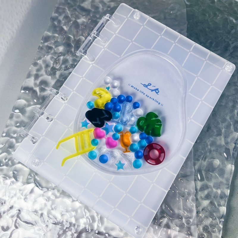 SSR ::海嗨季- DIY游游笔记本 | 压克力笔记本 手帐本 奇葩A - 笔记本/手帐 - 压克力 多色