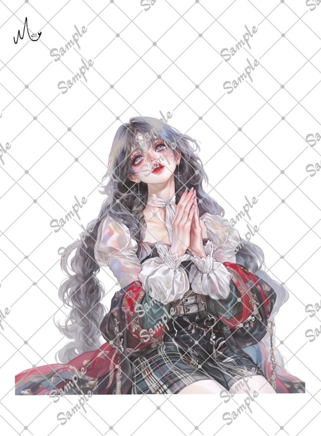 原创人物贴纸 8月新品 - 贴纸 - 纸 