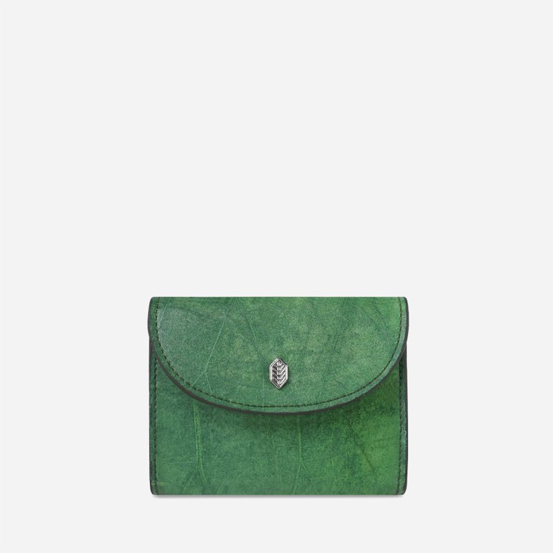 零钱包，绿(PIPPA) 口金包 军绿 - 零钱包 - 植物．花 绿色