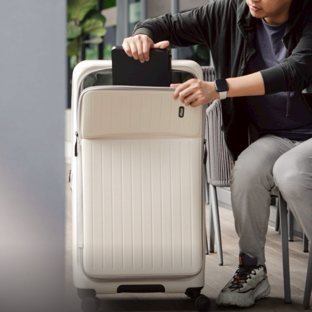 cctogo_26 寸 +26 寸立可开煞车旅箱、前开式行李箱、28 寸行李箱容量 - 行李箱/行李箱保护套 - 塑料 多色