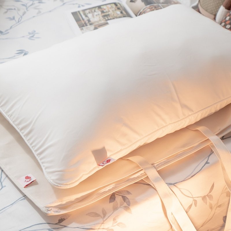 兔兔无忧枕 复合式材质 自由塑形 手感特殊  附棉麻提袋 台湾制 - 枕头/抱枕 - 其他人造纤维 白色