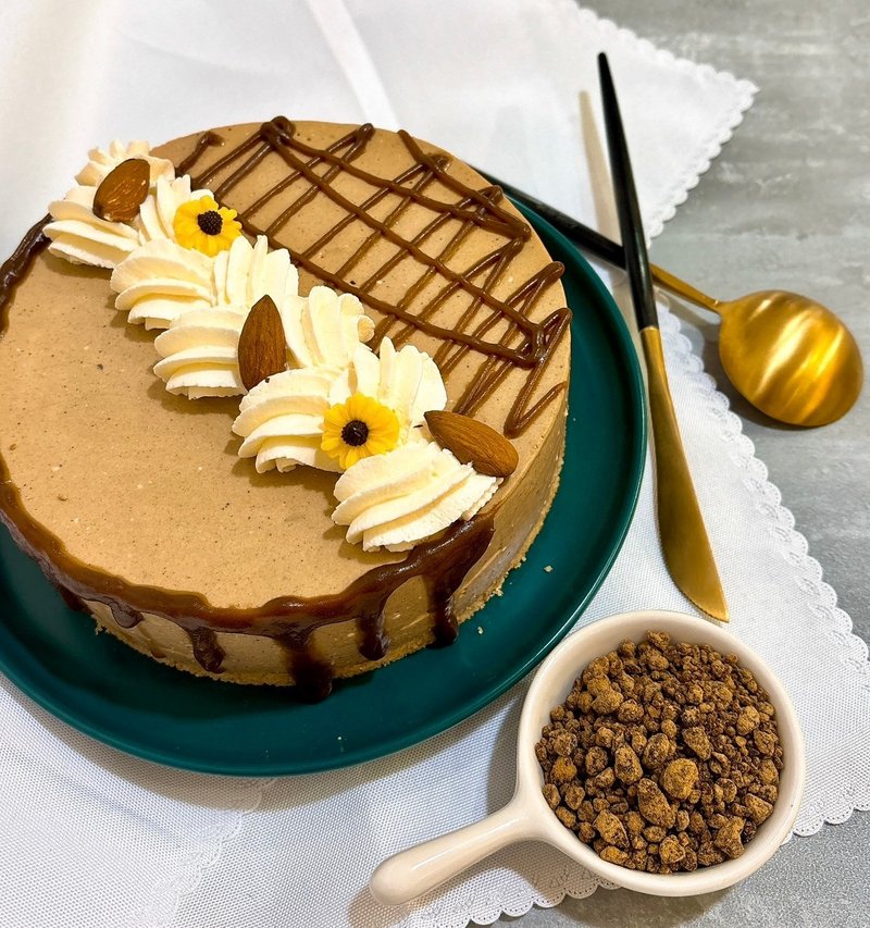 黑糖奶茶生乳蛋糕・DIY 甜点・创意烘焙手作・平板教学・一人成班 - 美食 - 新鲜食材 