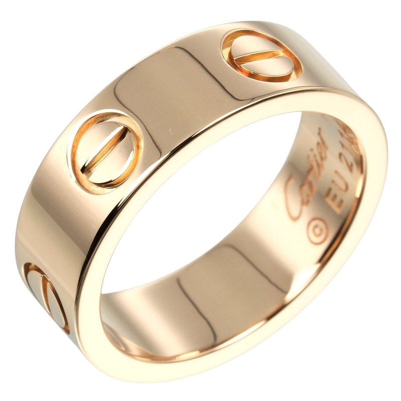 【日本直送】卡地亚 CARTIER 7号 戒指 18K玫瑰金 约6.35g【中古】A级 - 戒指 - 贵金属 金色
