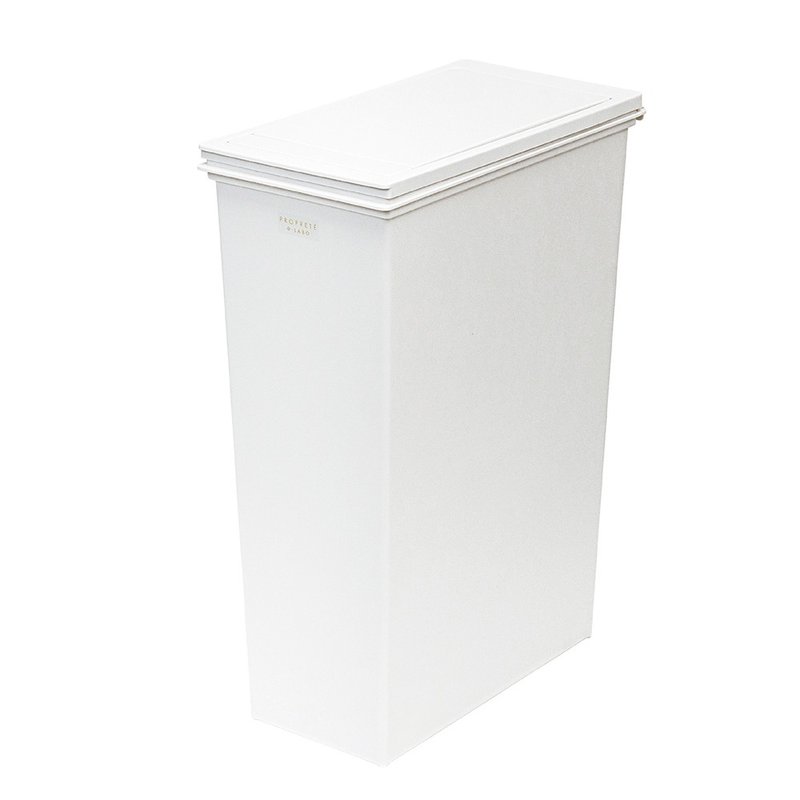 日本 LIV PLUS PROPRETE 单手按压垃圾桶 45L - 垃圾桶 - 塑料 白色
