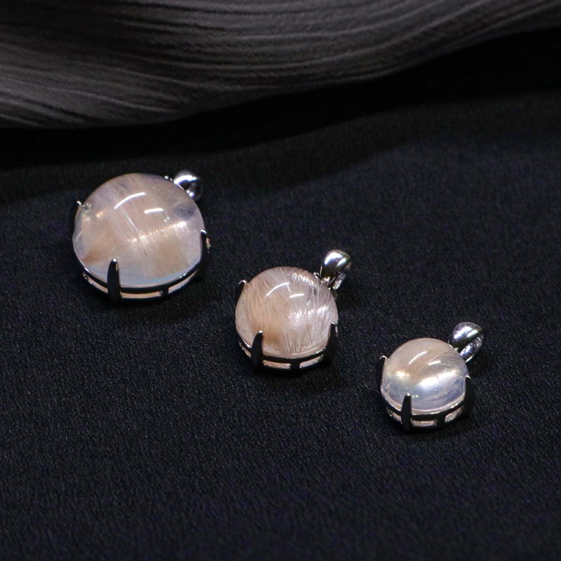 【925纯银纪念吊坠】肚脐x胎毛x宠物毛 l  典雅极简 l 封存记忆 - 项链 - 纯银 