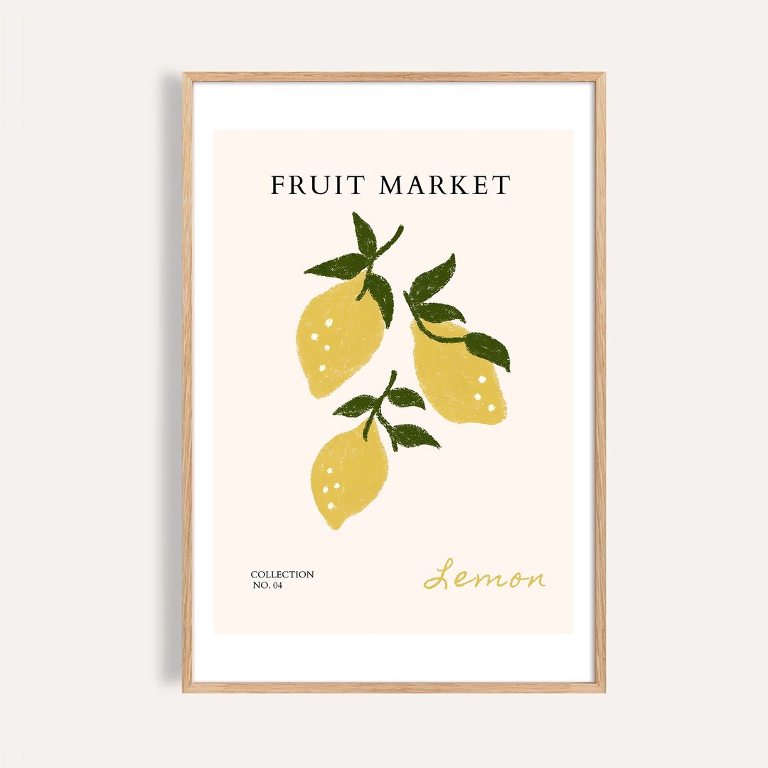 现代平面插画 挂画 画芯 海报 无框画 / 柠檬市集 Lemon Market - 海报/装饰画/版画 - 纸 