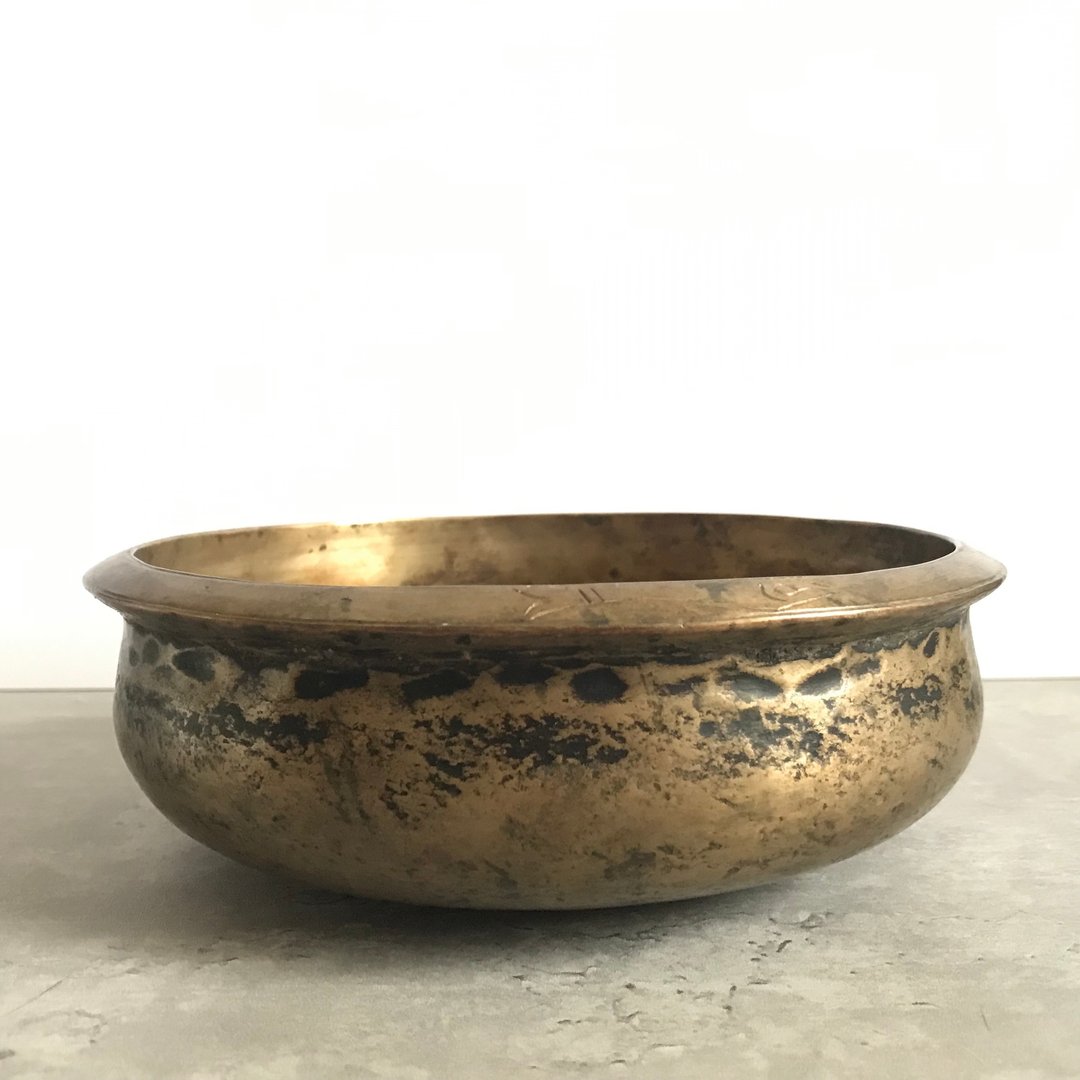 中世纪古董颂钵 鱼图腾 Singing Bowl 心轮声音疗愈冥想瑜伽放松 - 其他 - 其他金属 