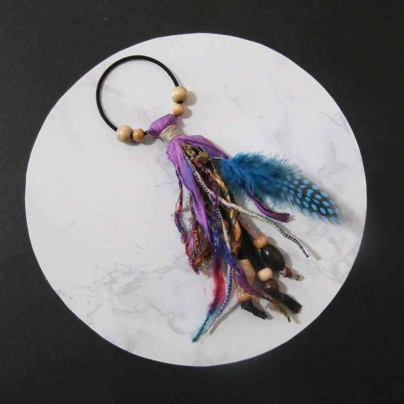 羽毛发圈饰品 - 发饰 - 棉．麻 多色