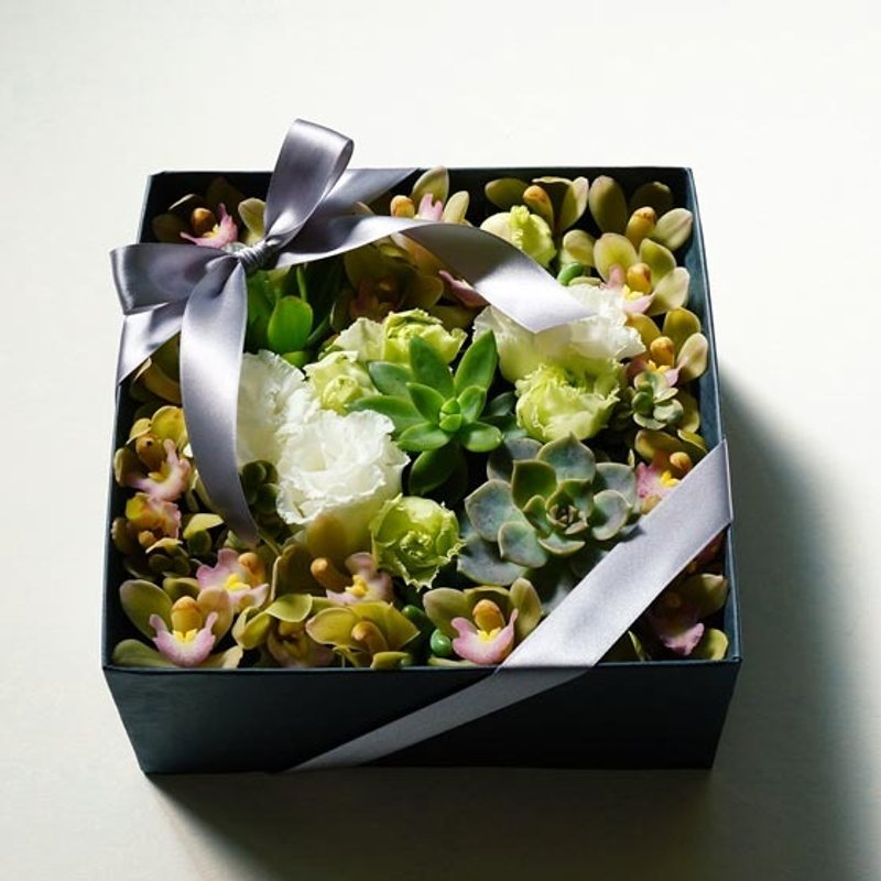 定制多肉植物花盒礼盒花系列(巴黎设计主题) - 植栽/盆栽 - 植物．花 