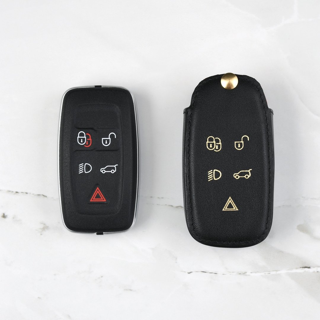 Range Rover (旧款)汽车钥匙皮套 订做 - 钥匙链/钥匙包 - 真皮 多色