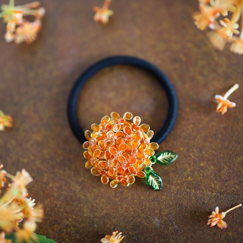 金木犀造型发饰 - 发饰 - 树脂 橘色