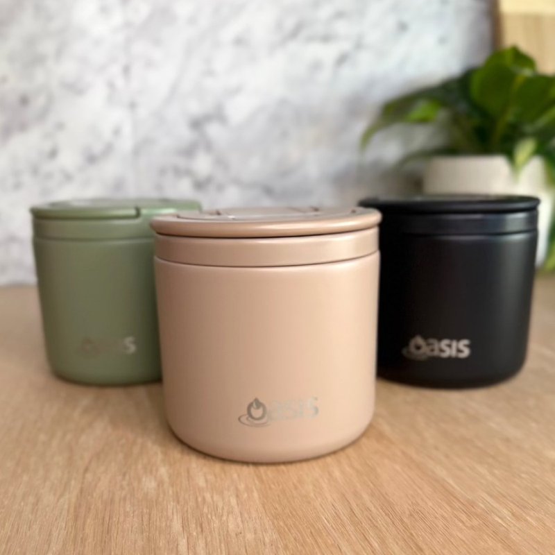 Oasis 真空快掀盖保温闷烧罐 500ml - 便当盒/饭盒 - 不锈钢 多色