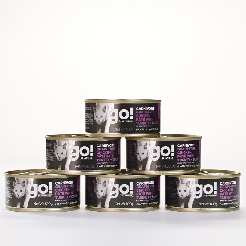 【猫主食罐】go! 德国制 无谷四种肉 丰酱 肉泥 主食罐 猫罐 - 猫罐头/鲜食 - 新鲜食材 