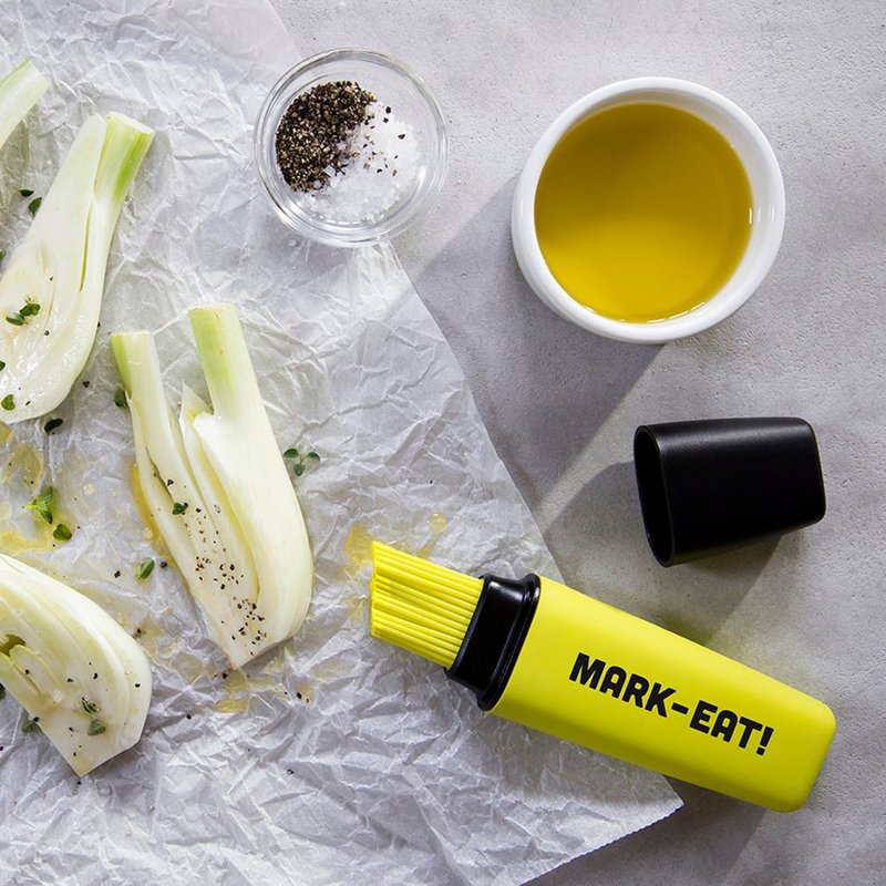 OTOTO 萤光笔调味刷 - 调味罐/酱料瓶 - 塑料 黄色