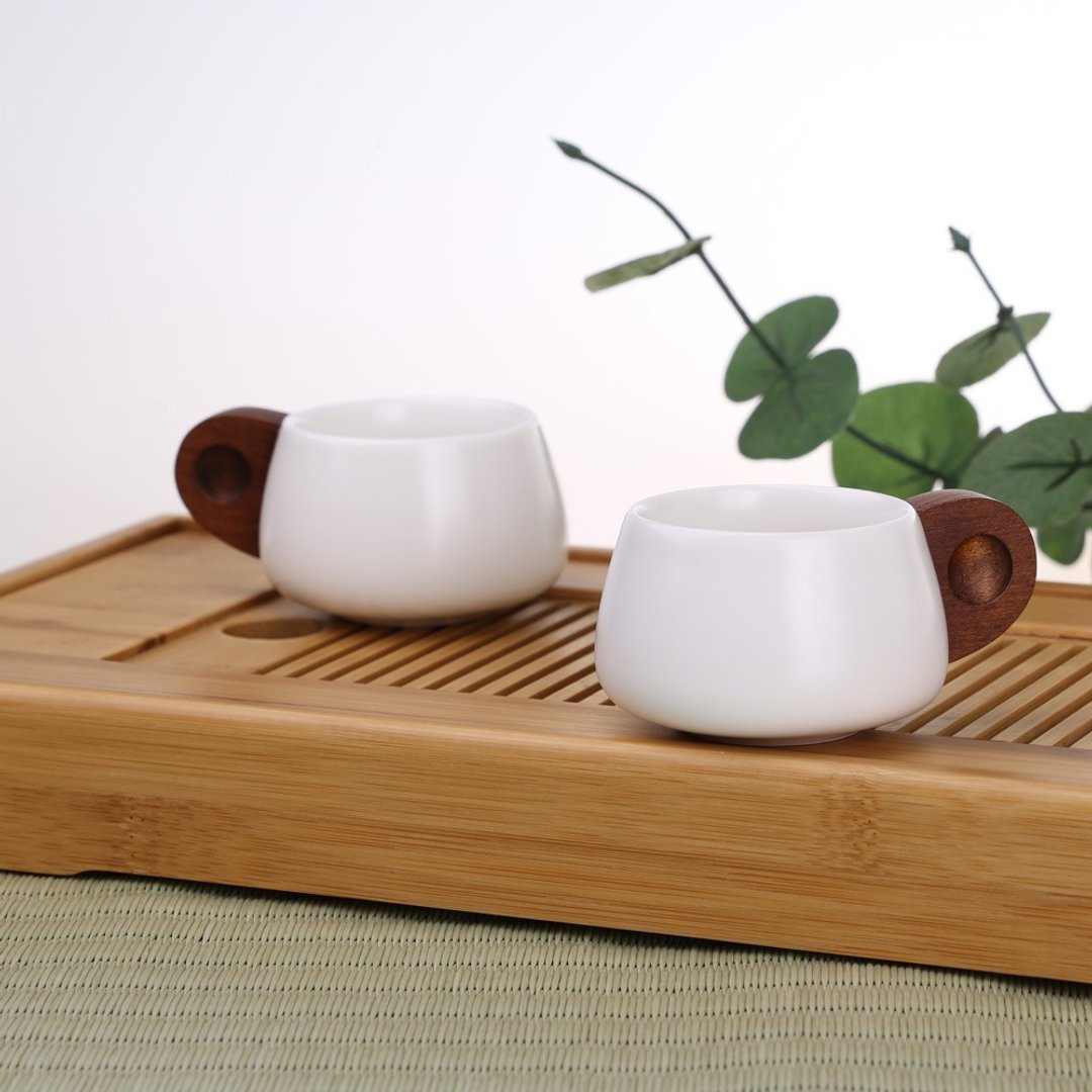 德国红点设计奖|白居易提耳杯(60ml)-2入 - 茶具/茶杯 - 陶 