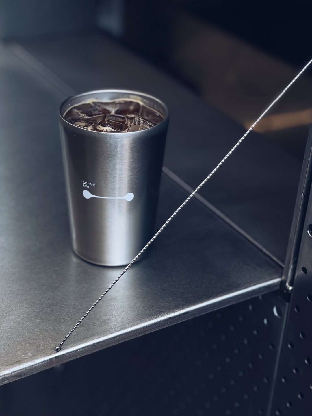 COFFEE LAW 不锈钢双层随行杯 - 保温瓶/保温杯 - 其他金属 银色