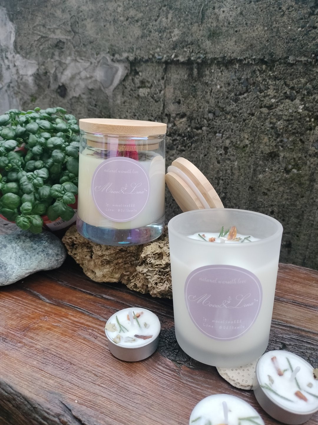 净深木--纯精油天然花草手工蜡烛 - 香薰/精油/线香 - 蜡 