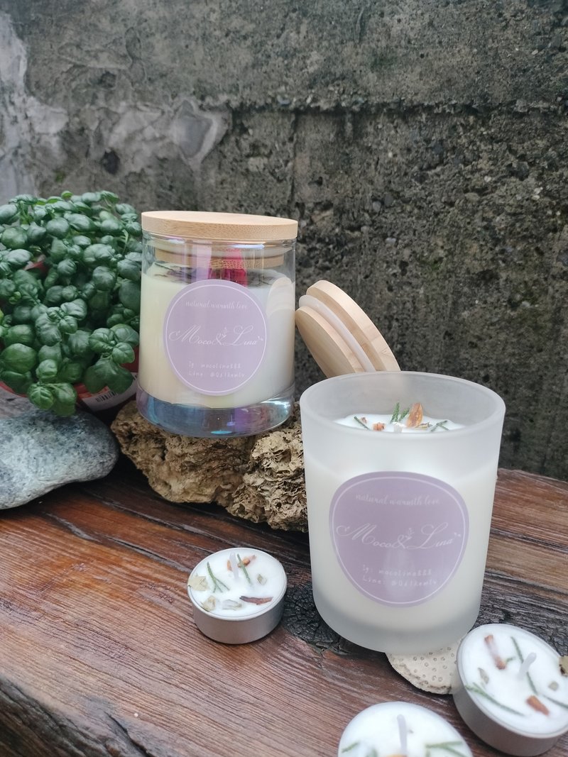 净深木--纯精油天然花草手工蜡烛 - 香薰/精油/线香 - 蜡 